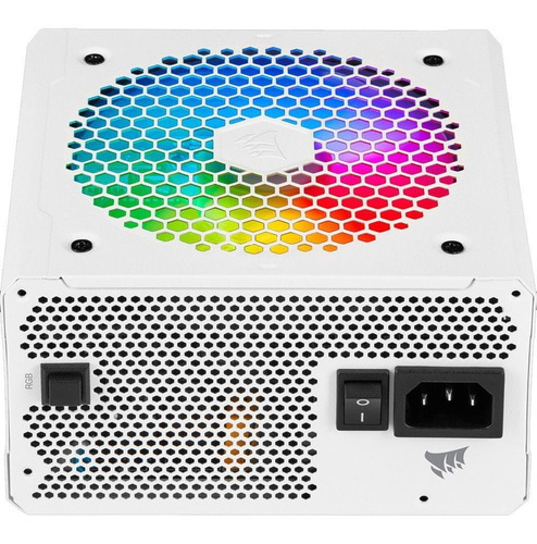 Imagem 1 de 1 de Fonte Corsair Cx550f Full Modular Rgb White 80 Plus Bronze