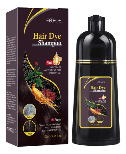 , Champú Para Teñir El Cabello 3 En 1