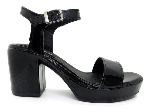 Imagen 2 de 5 de Sandalias Mujer Zapato De Vestir Taco Ancho Dama Fiesta Moda
