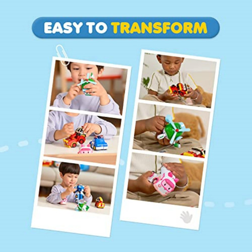 Robot Transformable Robocar Poli Roy Camión De Bomberos 10 C