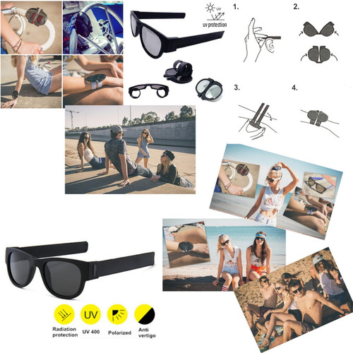 Imagem 3 de 7 de Óculos De Sol Masculino Proteção Uv + Brindes + Nf
