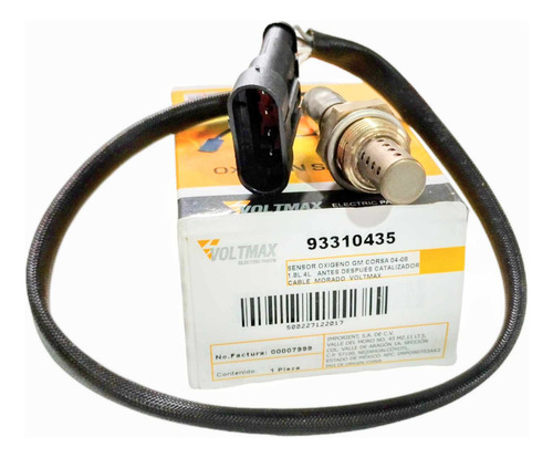 Sensor Oxígeno Chevrolet Tornado 1.8 L 4 C 2010-2011 Voltmax