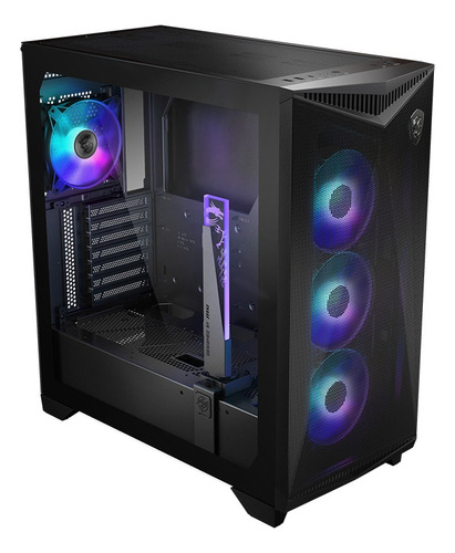 Gabinete Gaming Msi Mpg Gungnir 300r Airflow Argb C/templado Color Negro