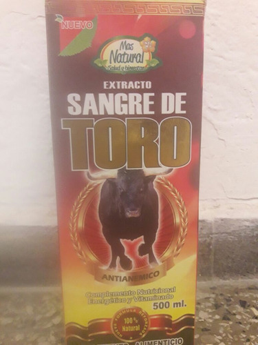 Extracto Sangre De Toro Antianemico.