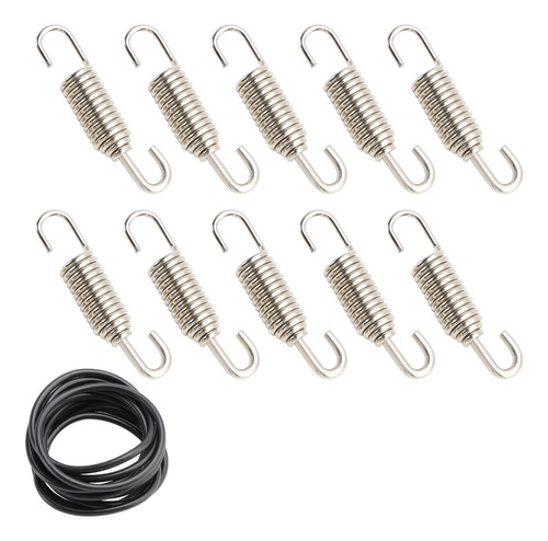 Juego De Muelles De Escape, 10 Unidades, 57 Mm, Giratorios P