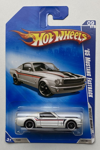 Hot Wheels 2009 Muscle Mania 085/190 - '65 Mustang Fastback Branco