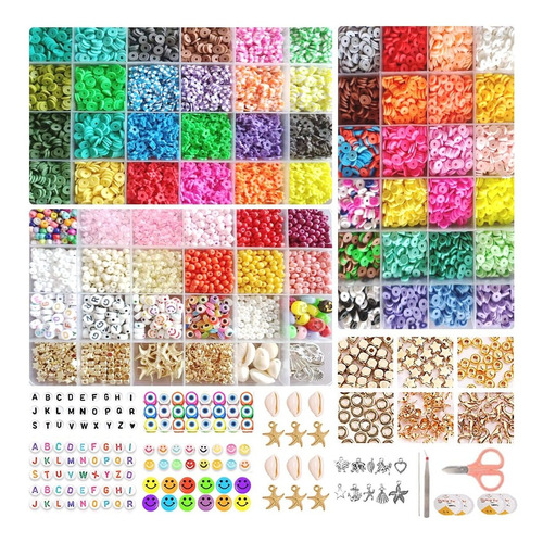 Kits Para Hacer Pulseras De Bricolaje Cuentas 60 Colores