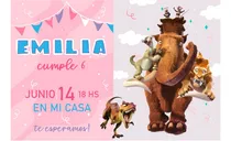 Comprar Kit Imprimible Era Del Hielo 3 Bolsita Invitación Y Más!