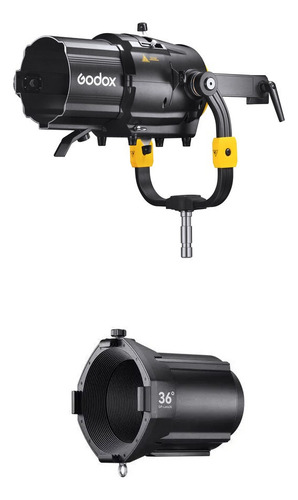 Kit De Montaje Para Foco Godox Mg1200bi Con Lente De 36° Estructura Negro Luz Lámpara No Incluida
