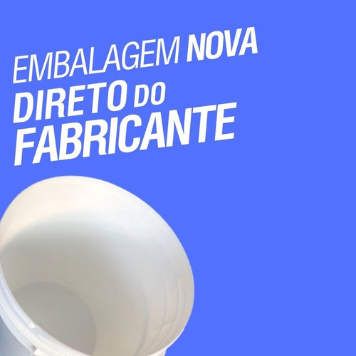 Balde Açai De 20 Litros Com Tampa Lacre 2 Pçs