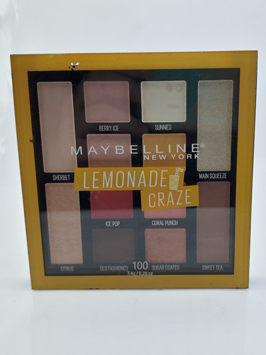 Maybelline New York Lemonade Craze, Paleta De Sombras.