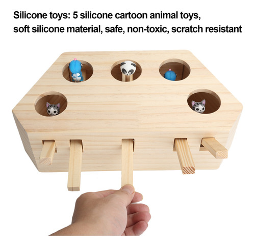 Juguete Para Hámster Pet Hit, De Madera Y Silicona, Interact