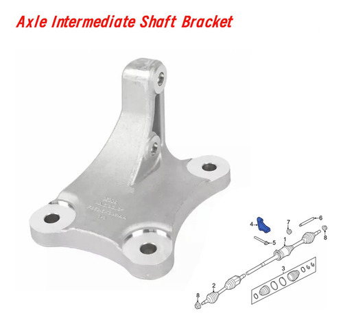 Soporte De Eje Intermedio De Eje De Coche Fb5z-3k305-b Para