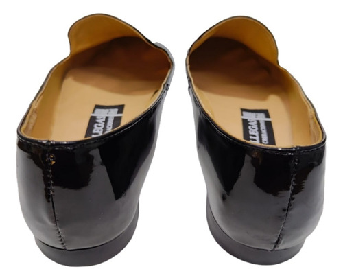 Flat Mocasín Puntal Con Moño Suave Casual Y Escolar