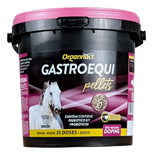 Gastroequi 1 kg Organnact Suplemento Gastroprotetor para Equinos