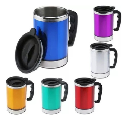 Taza Termica Con Asa Frio Calor Cafe Plasticas 