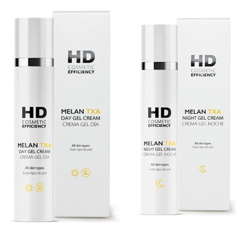 Hd Melan Txa Crema Gel Día + Noche Aclarante 50ml C/u