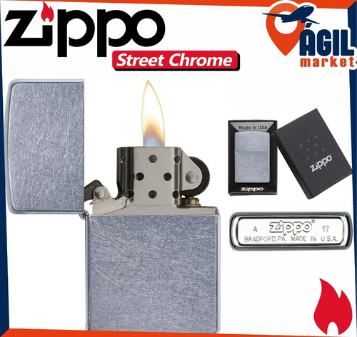 Encendedor Fosforera Zippo Chrome 100% Original Agil Market