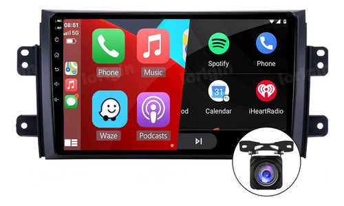Radio Estéreo En Pantalla Android 12 Gps Para Suzuki Sx4 200