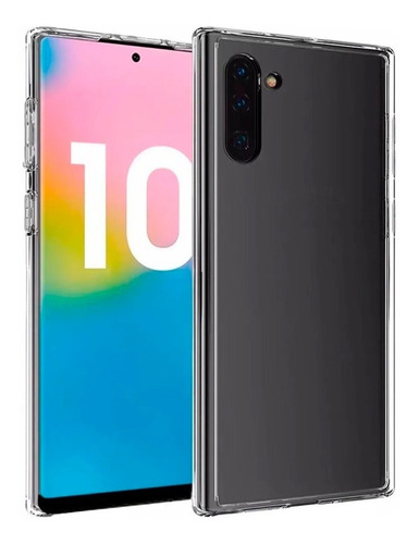 Imagen 1 de 9 de Funda Hard Clear + Film Hydrogel Para Samsung Note 10