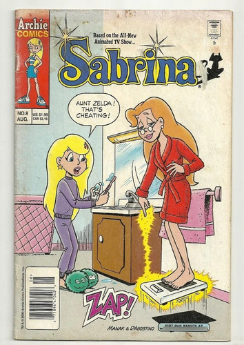 Cómic Archie, Sabrina, Texto En Inglés, N° 8, Sólo Caracas (Usado)
