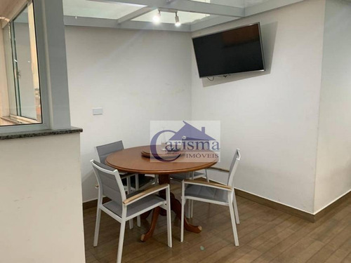 Imagem 7 de 17 de Cobertura Com 2 Dormitórios À Venda, 57 M² Por R$ 270.000,00 - Jardim Milena - Santo André/sp - Co0181