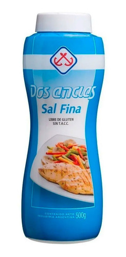 Sal Fina Dos Anclas Salero X 500 Gr