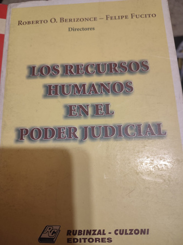 Los Recursos Humanos En El Poder Judicial