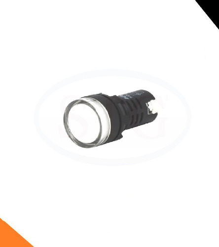 Ojo De Buey Luz Piloto Blanco Led Señalizador 220v 22mm