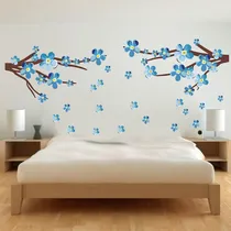 Comprar Vinilo Pared Rama Y Flores Color Wall Sticker
