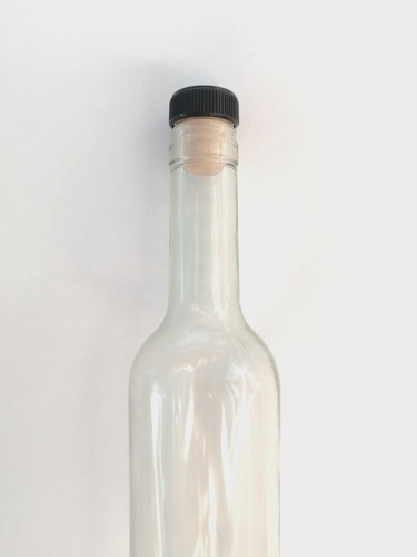 Botella De Vidrio Y Tapón De Plástico X 10u