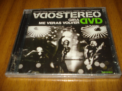 Dvd Soda Stereo / Gira Me Veras...(nuevo Y Sellado) 2 Discos
