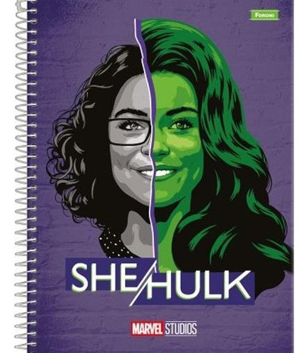 Caderno C/d 10 Materias Miss Marvel & She Hulk 160