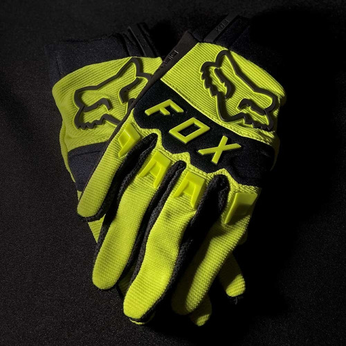 Imagem 2 de 8 de Luva Fox Dirtpaw Amarelo Fluor Ciclismo E Moto 21
