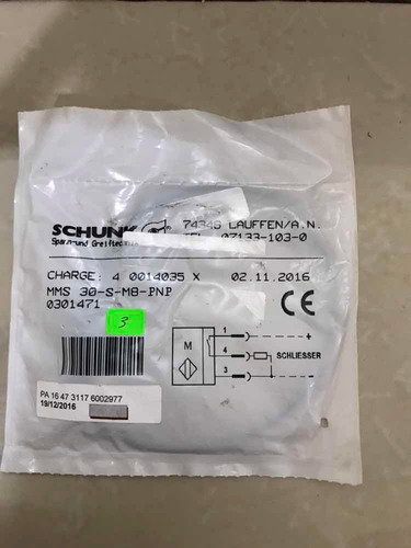 Sensor Magnetico Schunk Mms 30-s-m8-pnp 0301471 3