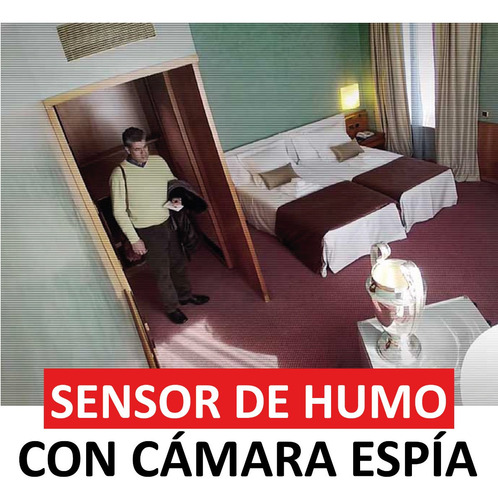 Mini Camara Espia Detector Humo Sensor Movimiento / Impoluz