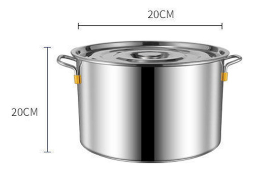 Olla Para Sopa De Acero Inoxidable, Cacerola Para Hervir