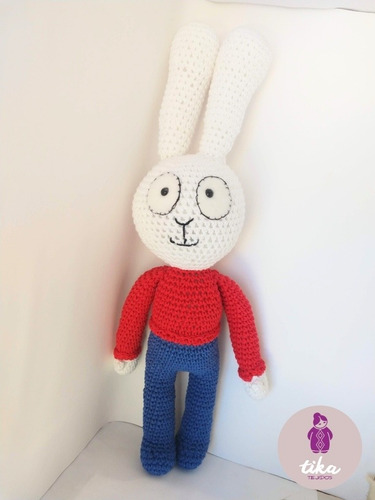 Conejo Simón + Gaspar Tejido A Crochet. Conejito Amigurumi