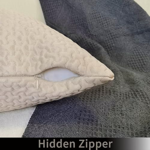 Conjunto De 2 Fundas De Almohada Decorativas Con Textura Sed