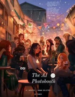 Libro: The Ai Photobooth 001: Ai Created & Human Selected