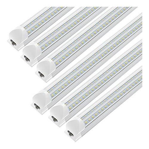 Luminaria Led 8ft, 72w, 9000lm, 6500k, V-shape