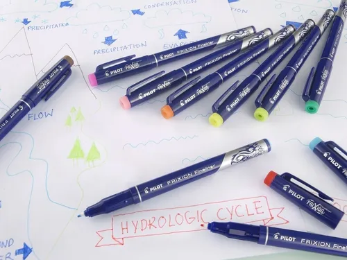 Microfibras Pilot Frixion 6 Colores Fineliner Borrable
