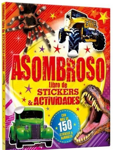 Asombroso Libro De Stickers Y  Actividades