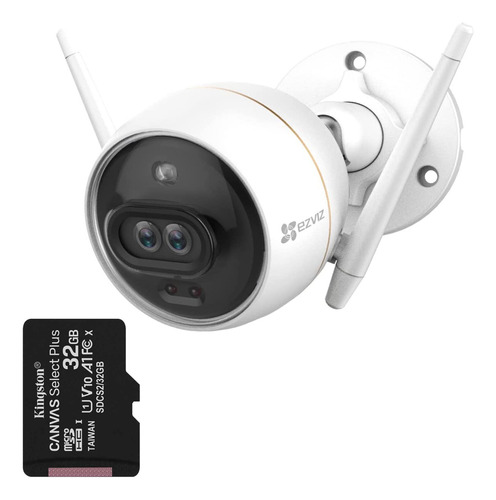 C3x Cámara De Seguridad Wifi Exterior 1080p Full Hd +sd 32gb