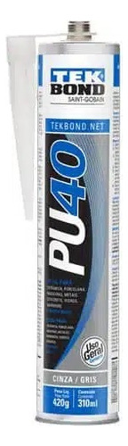 Tekbond Sellador Poliuretano Pu40 Negro X 310ml