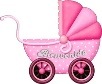 Comprar Centro De Mesa Economico X10u Baby Shower Coche Rosa Ca