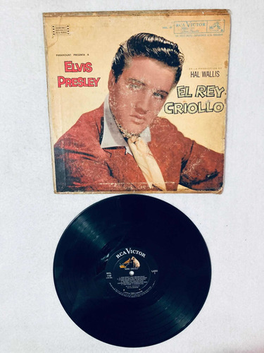 Elvis Presley El Rey Criollo Lp Vinyl Vinilo Mexico 1958 Rca