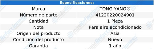 Ventilador Motor Tong Yang Attitude L4 1.6l Del 2006 Al 2011