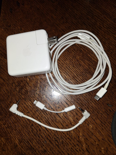 Cargador Apple A1718 Cable Usb-c De 61w Original - Usado