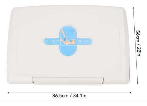Cambiador De Pared Rebatible Plegable Para Bebes Seguridad